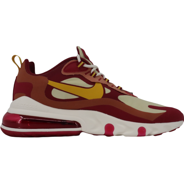 Nike Air Max 270 React Noble Red Team Gold