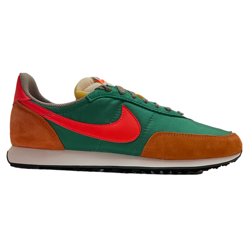 Nike Waffle Trainer 2 Mens Green Noise Bright Crimson