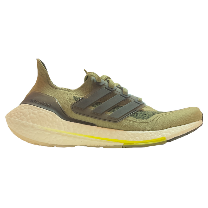 Adidas Ultraboost 21 Men's Orbit Green / Core Black / Acid Yellow